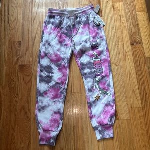 NWT Tom And Jerry Tie Dye SweatPants S